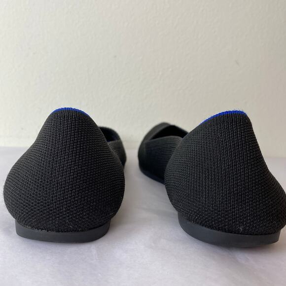 Rothy's The Point Flats Size 9 Black Ballet Comfort Career Sustainable Staple - Picture 11 of 13